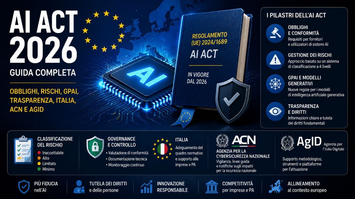 AI Act: guida completa al regolamento europeo sull’intelligenza artificiale