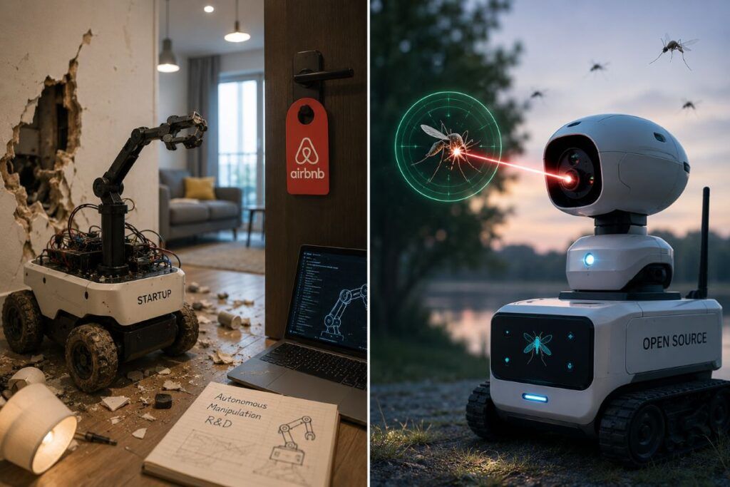 Incubo Airbnb, startup robotica distrugge appartamenti mentre l’open source punta alle zanzare 2 airbnb startup robotica zanzare