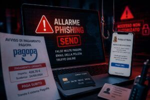 Allarme phishing SEND, false multe PagoPA e finte email della Polizia 11 Allarme phishing SEND, false multe PagoPA e finte email della Polizia