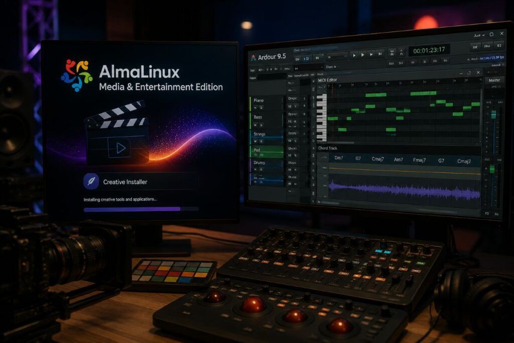 almalinux media entertainment