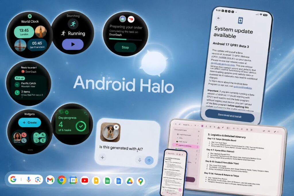 Android 17 Beta 3 introduce Continue On come Handoff e Android Halo 2 android 17 beta halo