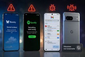 Bluesky va ko mentre Spotify, Gmail e Pixel affrontano nuovi bug Android
