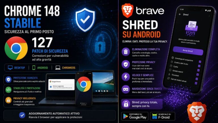 chrome 148 fix sicurezza