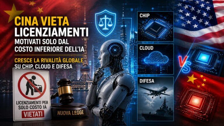 cina vieta licenziamenti ia nvidia droni giappone