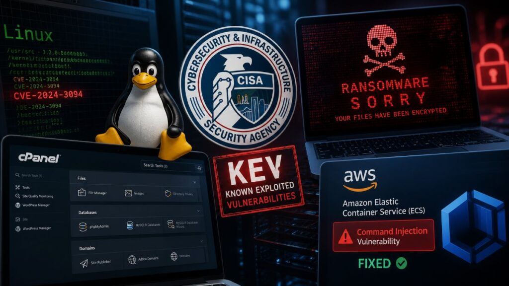 cisa vulnerabilita linux cpanel ransomware sorry aws