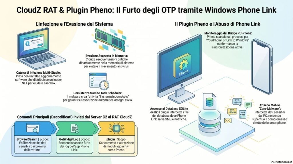 cloudz pheno phone link infografica
