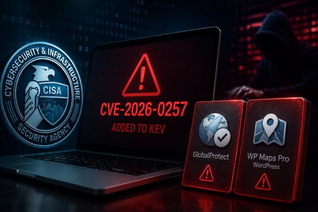 CISA inserisce CVE-2026-0257 nel KEV mentre GlobalProtect e WP Maps Pro compromettono 15.000 siti 2 cve 2026 0257 globalprotect wp maps pro