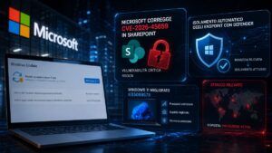 Microsoft corregge CVE-2026-45659 in SharePoint e introduce l’isolamento automatico con Defender 1 Microsoft corregge CVE-2026-45659 in SharePoint e introduce l’isolamento automatico con Defender