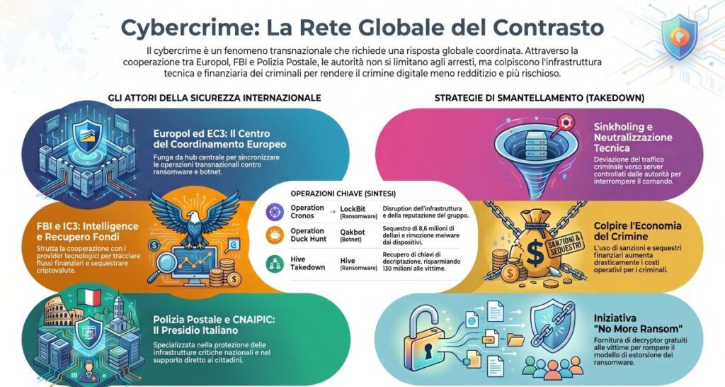 cybercrime contrasto guida infografica