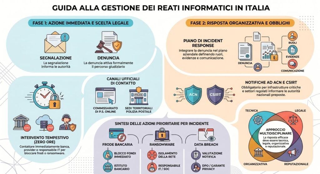 cybercrime contrasto guida infografica italia