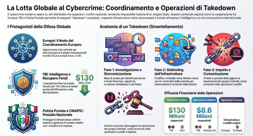 cybercrime contrasto guida infografica operazioni contrastro