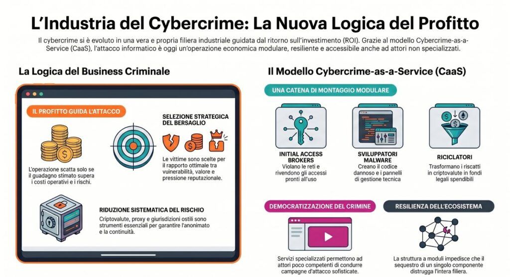 cybercrime infografica profitto