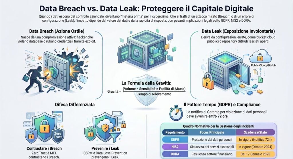 data breach data leak infografica