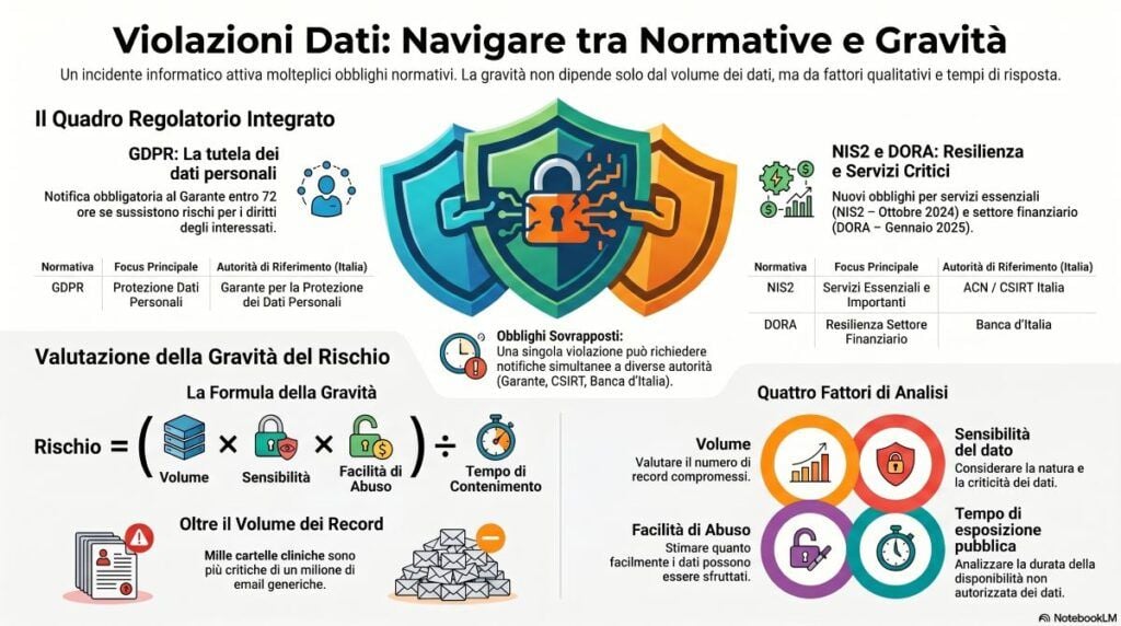 data breach data leak infograficaviolazione dati