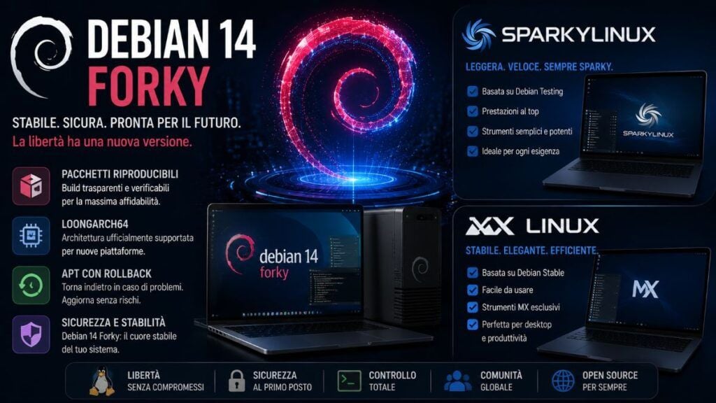 debian 14 sparkylinux 8 3 mx linux 25 2