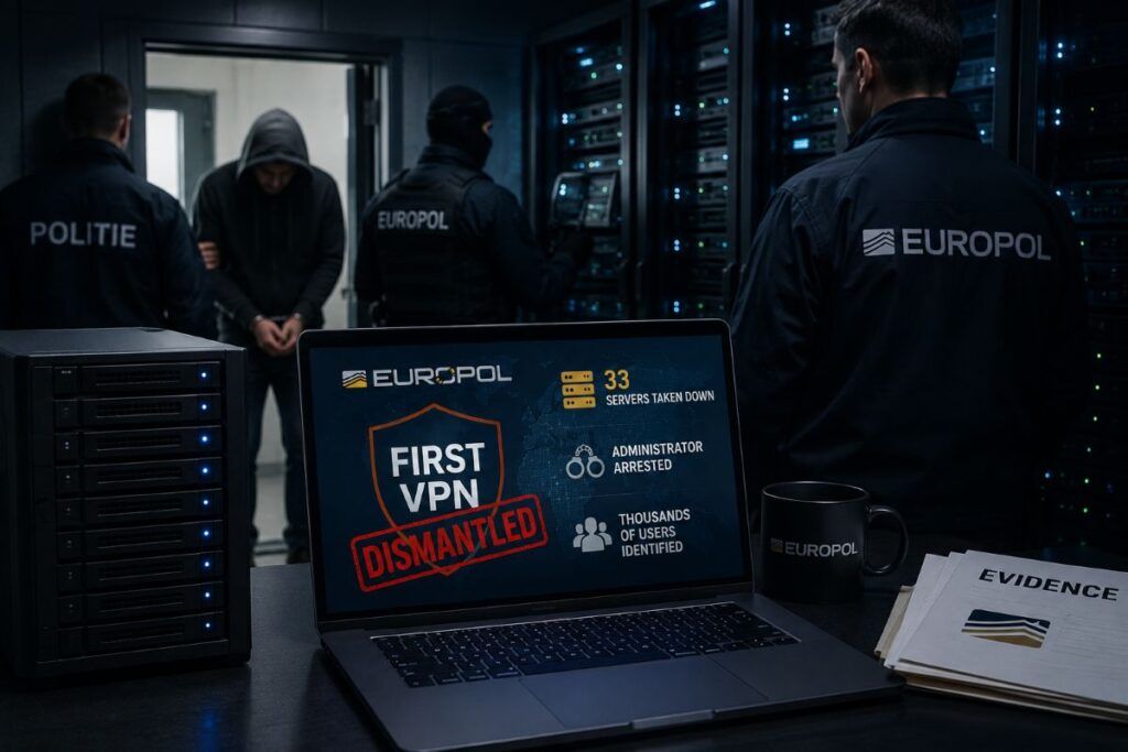 Europol smantella First VPN usata dai ransomware e identifica migliaia di utenti 2 europol first vpn