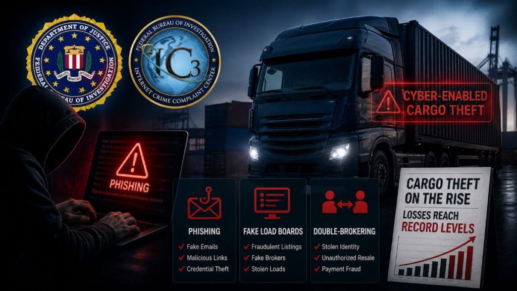 fbi allarme furti cargo cyber enabled phishing
