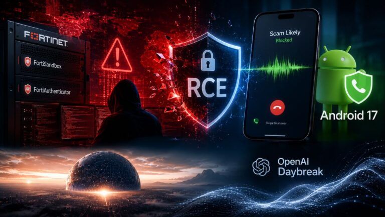 Fortinet corregge RCE critiche mentre Android 17 e OpenAI rafforzano la difesa cyber 1 fortinet rce android17 daybreak