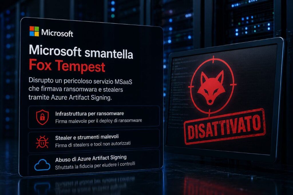 Microsoft smantella Fox Tempest e blocca il servizio che firmava ransomware con Azure 2 fox tempest microsoft