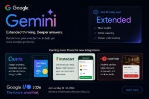 Gemini introduce Extended thinking e nuove integrazioni Canva Instacart OpenTable