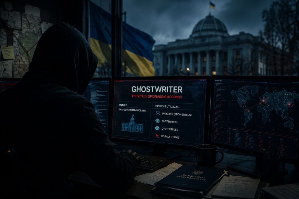 ghostwriter ucraina phishing oyster