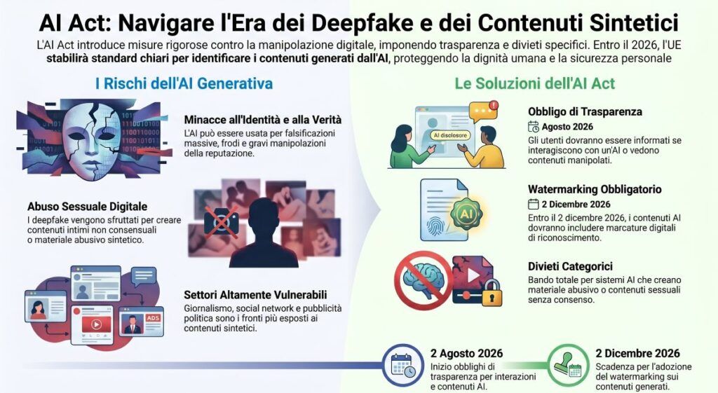guida AI act infografica deepfake nudify