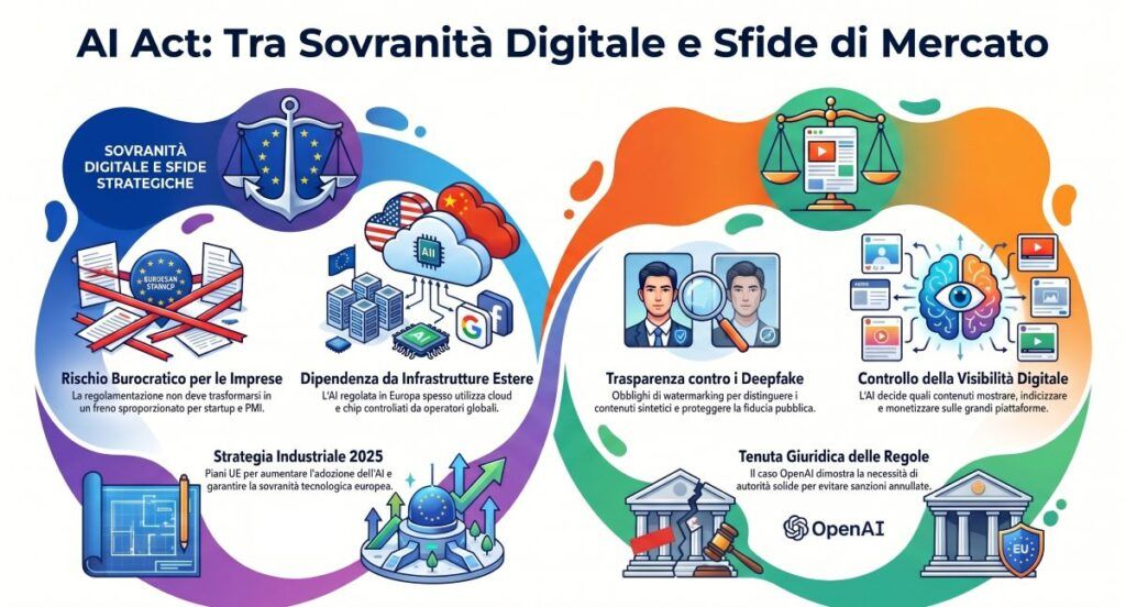 guida AI act infografica sovranita mercato