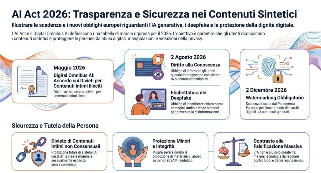 guida AI act infografica trasparenza