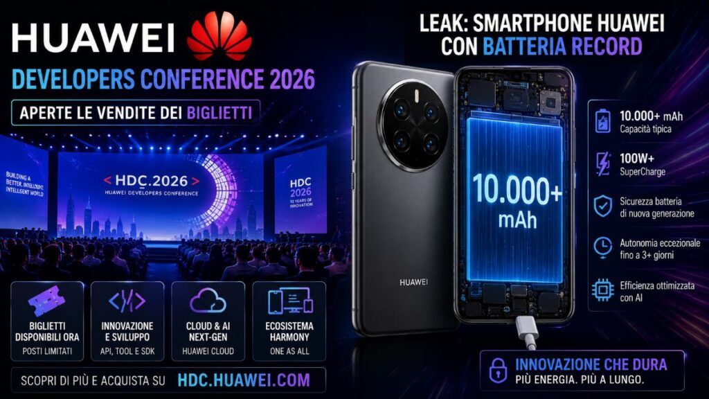 huawei hdc 2026 batteria 10000mah