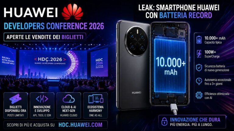 huawei hdc 2026 batteria 10000mah