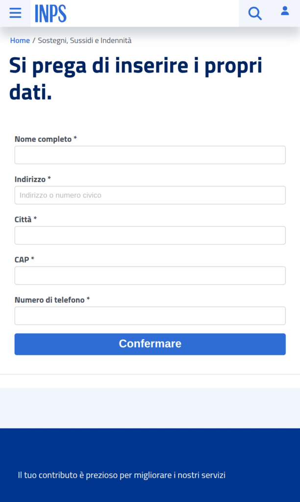 Smishing INPS: falso bonus carburante ruba dati carte di credito 5 image 404