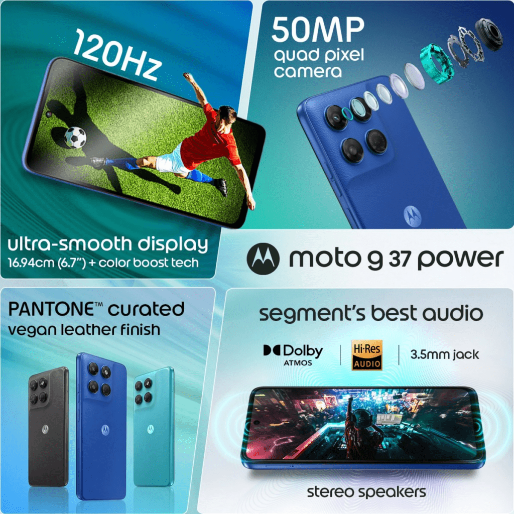 Motorola lancia Moto G37 e G37 Power in India con Dimensity 6400 4 image 431