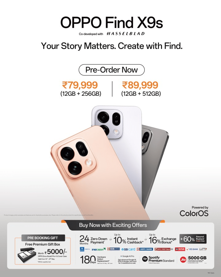 Oppo rivela fotocamere Reno16 Series e prezzi Find X9 mentre OnePlus rincara Nord 6 6 image 513