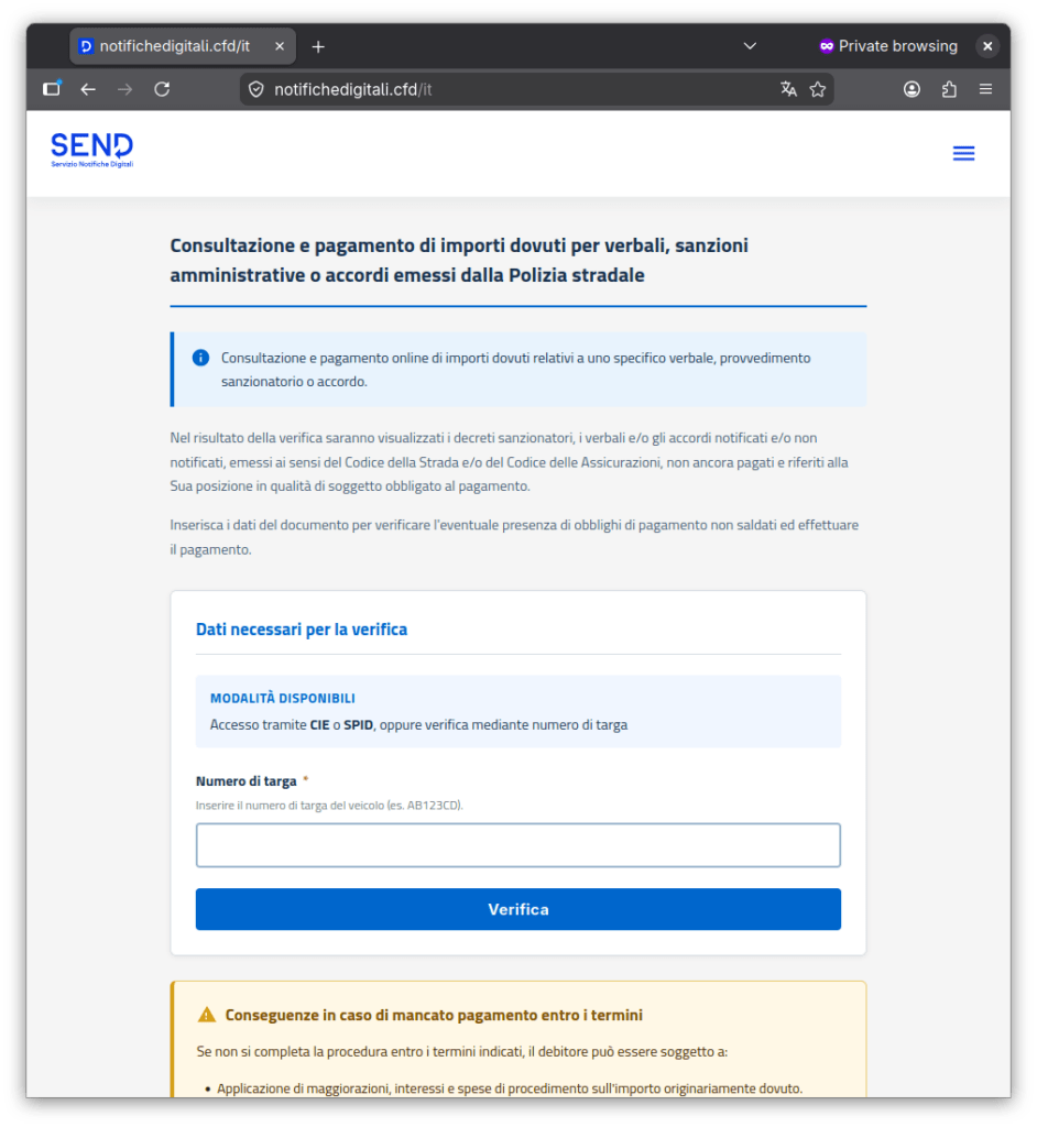 Allarme phishing SEND, false multe PagoPA e finte email della Polizia 3 image 735