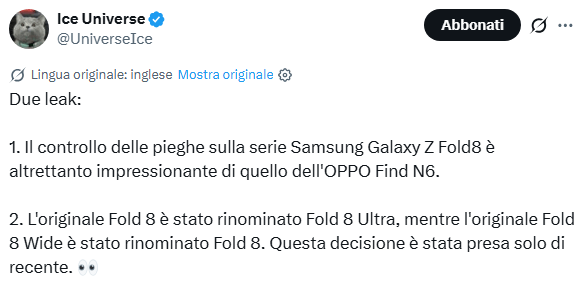 Galaxy Z Fold 8 elimina la piega mentre One UI 9 porta su Android una funzione chiave di iPhone 3 image 819