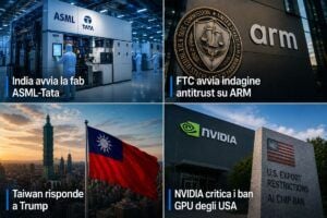 India accelera la fab ASML-Tata mentre FTC indaga ARM e Taiwan sfida Trump