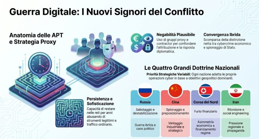 infografica cyberwar dottrine