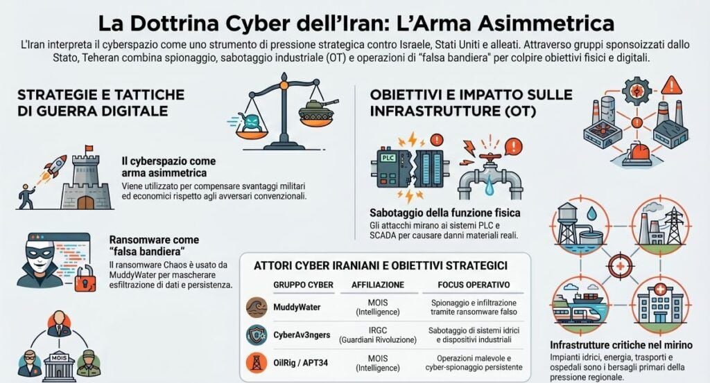 infografica cyberwar irang
