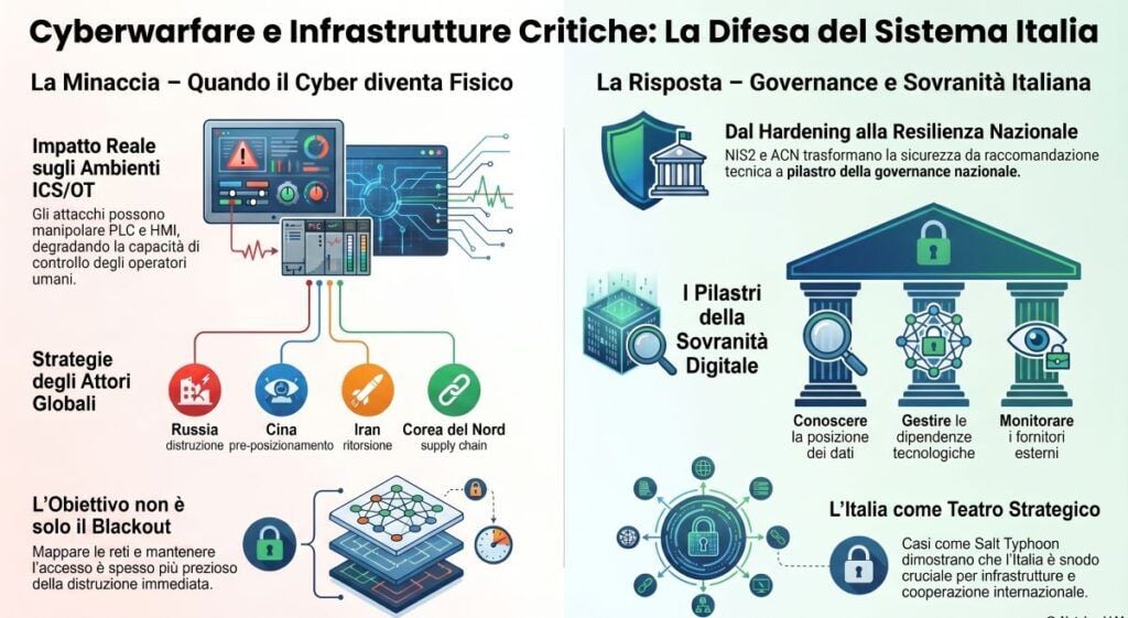 infografica cyberwar italia