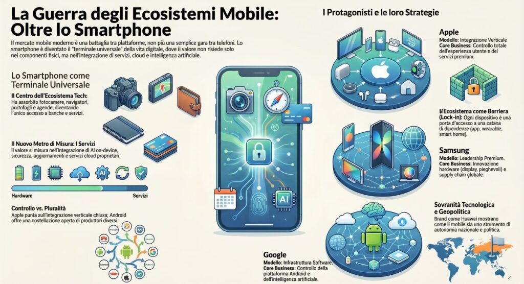 infografica dominio tech nel mobile