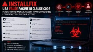 Allarme InstallFix: i falsi siti di Claude Code che infettano i PC tramite PowerShell e comandi “copia-incolla”