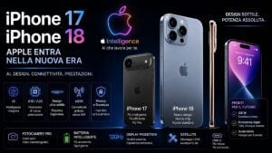 iPhone 17 e iPhone 18: Apple Intelligence, iOS e il futuro hardware di Cupertino