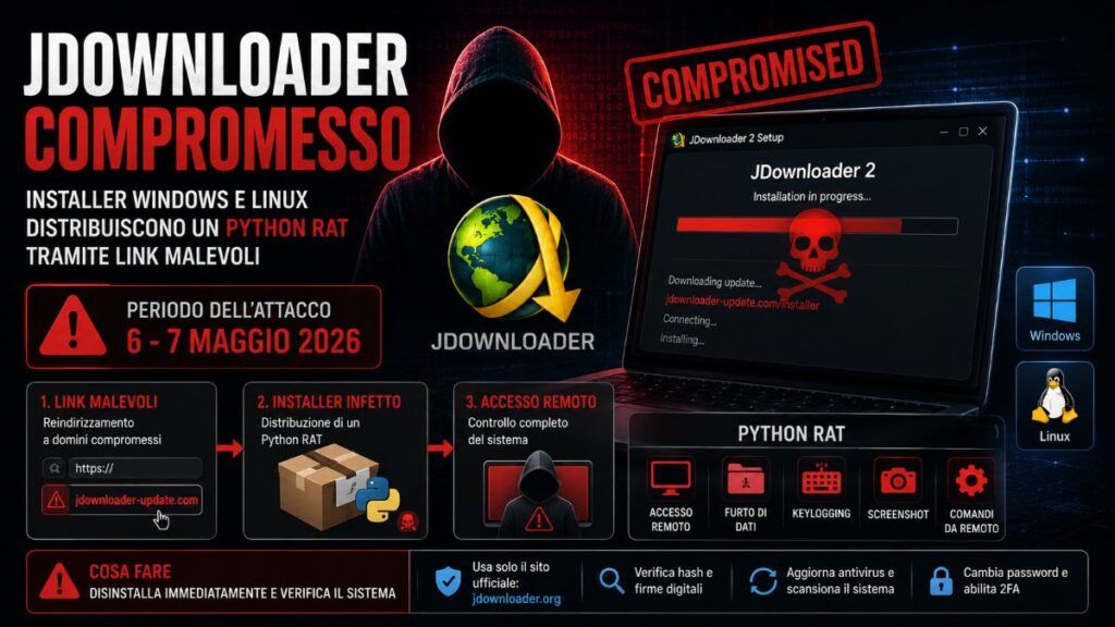 jdownloader hackerato python rat