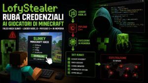 Allarme per i giocatori di Minecraft: il finto hack Slinky ruba carte di credito e password dai browse