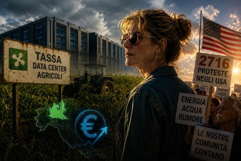 lombardia tassa data center brockovich proteste usa