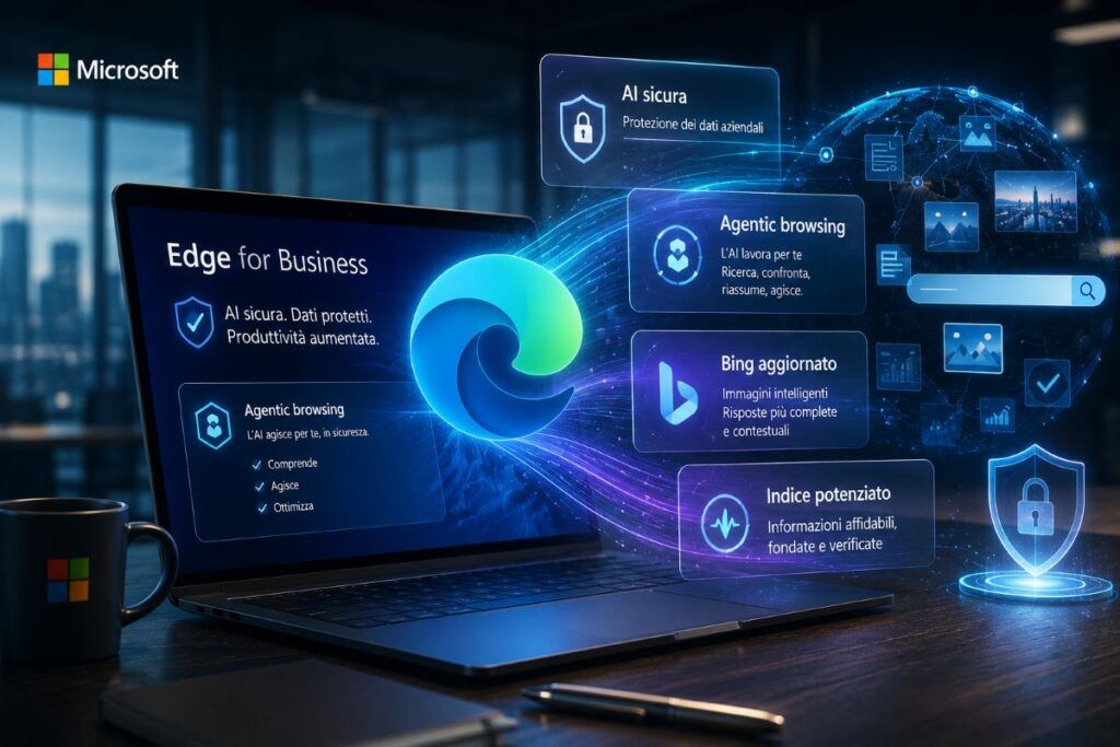 Microsoft integra AI sicura in Edge for Business e trasforma Bing in motore generativo affidabile 2 microsoft edge business ai bing