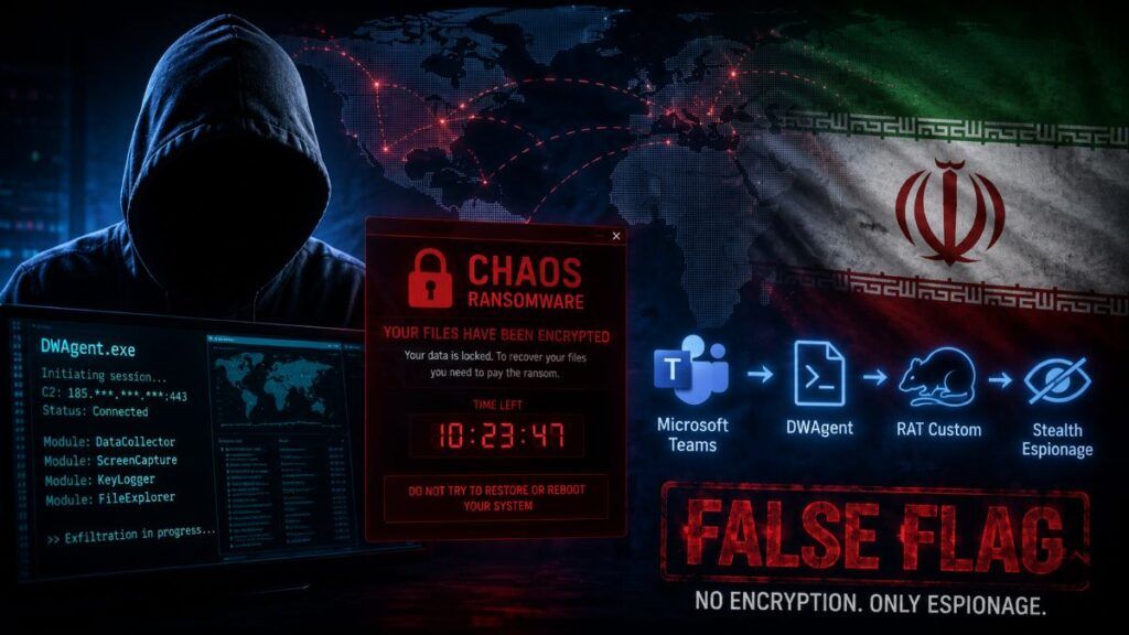 muddywater chaos ransomware