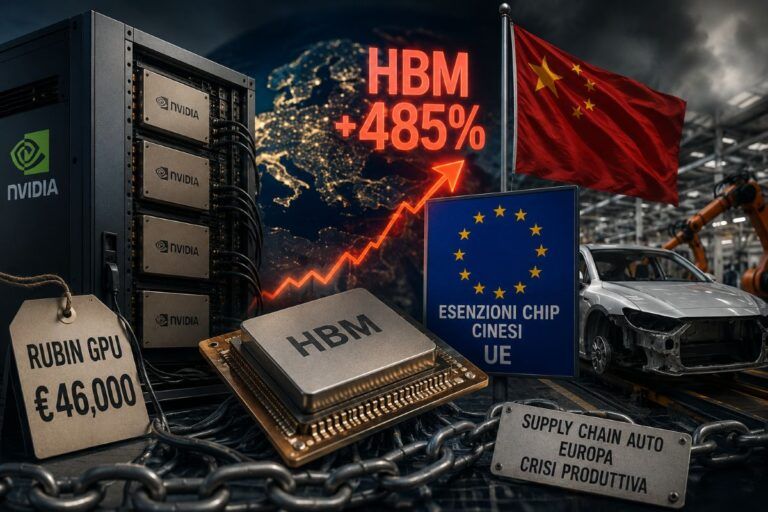 nvidia cluster ai costi hbm chip cinesi ue