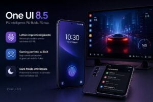 One UI 8.5 migliora impronte su Galaxy S25 FE e corregge i bug DeX 4 One UI 8.5 migliora impronte su Galaxy S25 FE e corregge i bug DeX