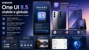 Samsung porta One UI 8.5 stabile su Galaxy S25, S24 e pieghevoli con Galaxy AI